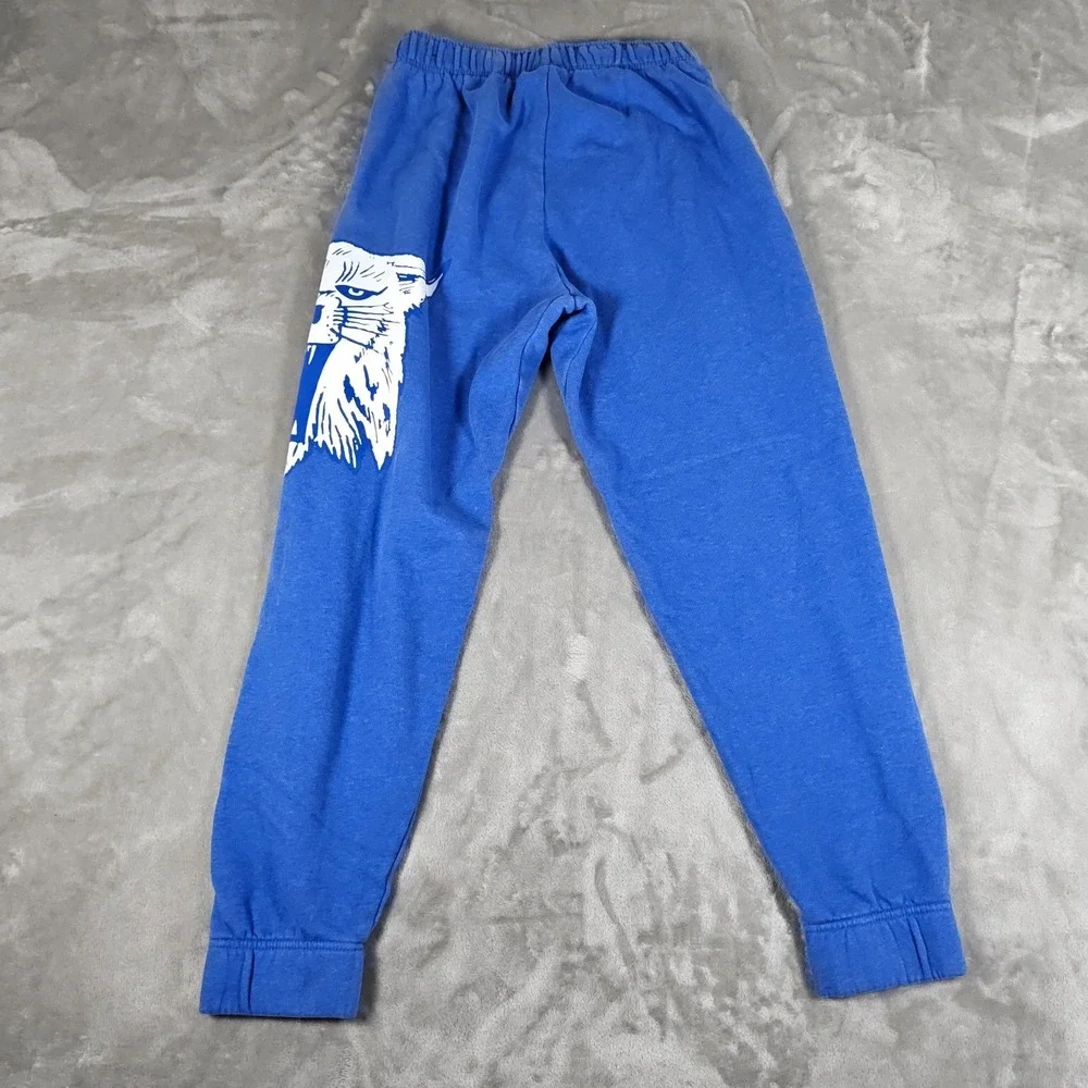 Kentucky Wildcats Sweatpants Mens Small Blue Nike NCAA Basketball Logo Tapered